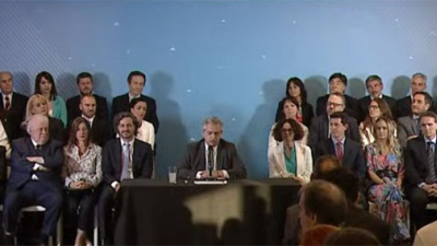 Alberto Fernández anunció su gabinete