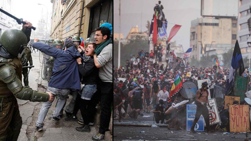 Nueva jornada de protestas en Chile