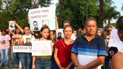 Marchan a una semana del asesinato del periodista Misiaszek