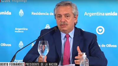 Alberto Fernández anunció la prolongación de la cuarentena hasta Semana Santa