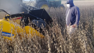 El campo sigue trabajando durante la cuarentena