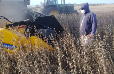 El campo sigue trabajando durante la cuarentena