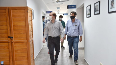 Avanzan las obras de ampliación de la Dirección Provincial de Defensa Civil
