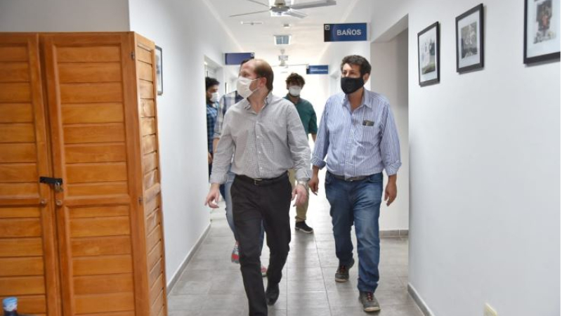 Avanzan las obras de ampliación de la Dirección Provincial de Defensa Civil
