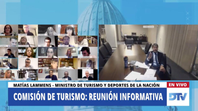 Lammens informó sobre las medidas para proteger al turismo frente a la pandemia