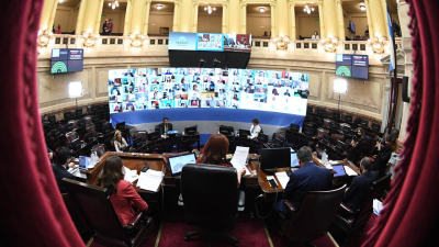 Senado: aprueban proyectos para beneficiar a los sectores que luchan contra el Covid-19