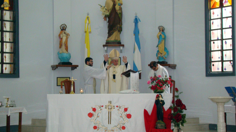 Miles de chaqueños veneraron desde sus hogares a Santa Rita de Casia