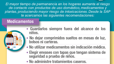 Instan a prevenir lesiones e intoxicaciones en los chicos durante la cuarentena