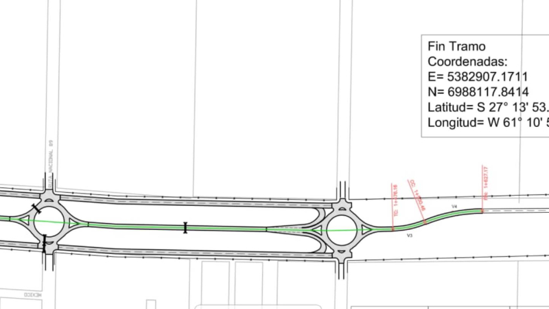 Charata: Vialidad Nacional Chaco elevó proyecto para la “travesía urbana” en la Ruta 89