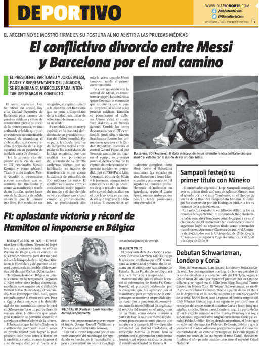 El conflictivo divorcio entre Messi y Barcelona por el mal camino