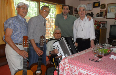 Pedrito Montenegro, acordeonista desde la más tierna edad