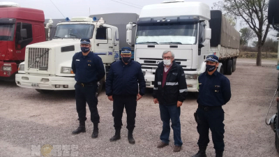Incautaron 4 camiones de granos con carta de porte falsificada