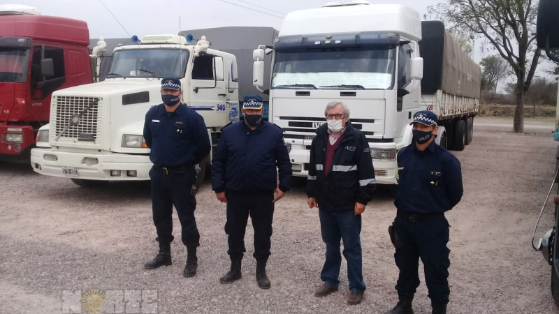 Incautaron 4 camiones de granos con carta de porte falsificada