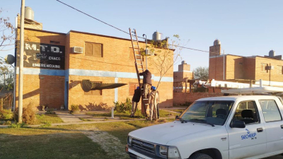Secheep descubrió conexiones clandestinas en el barrio Emerenciano