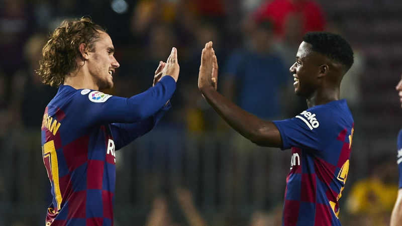 El posteo de Griezmann ante un comentario racista a Ansu Fati