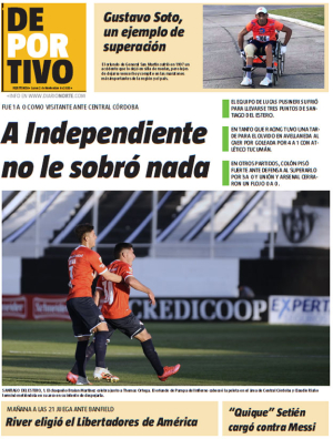 A Independiente no le sobró nada