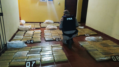 Prefectura secuestró más de 310 kilos de marihuana