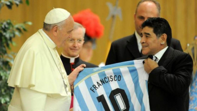 Francisco recordó a Maradona: "Fue un poeta en la cancha"