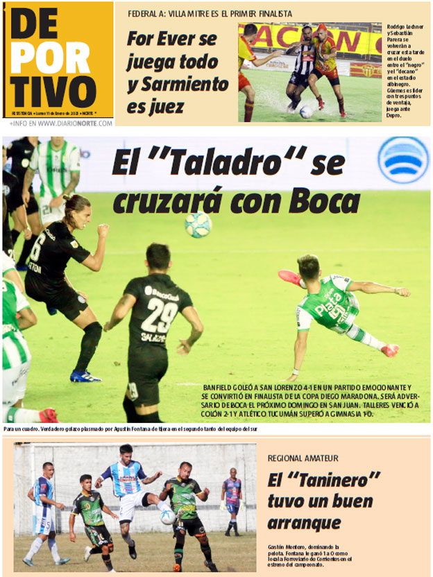 El ’’Taladro‘‘ se cruzará con Boca