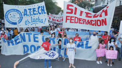 Sindicatos docentes redoblan su apuesta y van al paro toda la semana