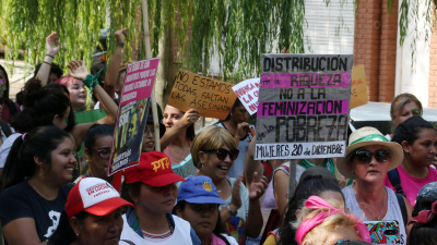 El paro del 8M en el Chaco “contra la precarización, los femicidios y la violencia patriarcal”