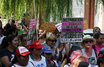 El paro del 8M en el Chaco “contra la precarización, los femicidios y la violencia patriarcal”