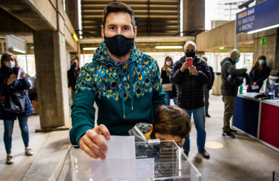 Messi votó para elegir al nuevo presidente del Barcelona