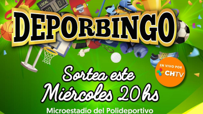 Lotería chaqueña sorteará mañana el Deporbingo