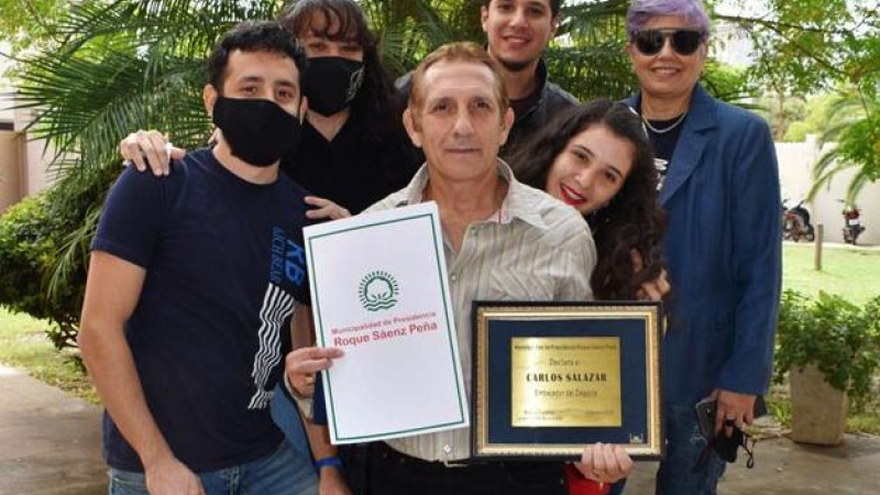 Sáenz Peña tiene embajador del deporte