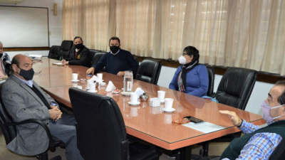 Directivos de Federación Médica se reunieron con candidatos del Insssep