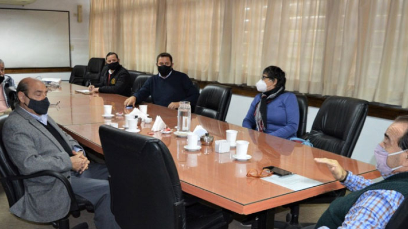 Directivos de Federación Médica se reunieron con candidatos del Insssep
