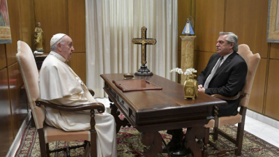 Alberto tuvo el respaldo de Italia y hoy se reúne con la directora del FMI