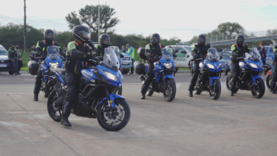 Las motos de la Patrulla Motorizada