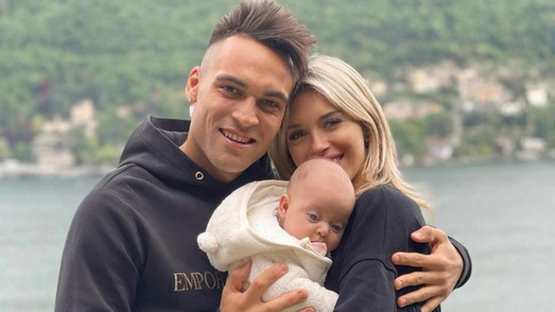 Internaron a la hija de 5 meses de Lautaro Martínez luego de sufrir un accidente doméstico