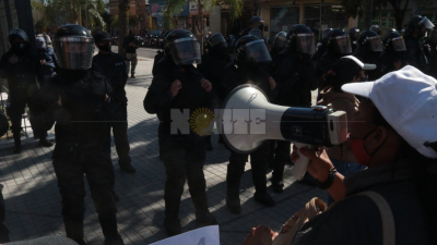 Agosto comenzó cargado de manifestaciones en el centro