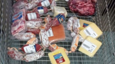 Lo detuvieron cuando intentaba robar 14 mil pesos en salamines y queso