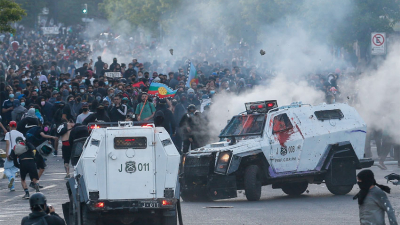 Muertos y detenidos en aniversario del estallido social en Chile