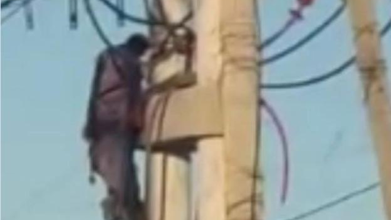 Un herido grave en dramático accidente en torre de alta tensión