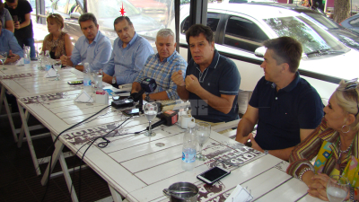 Manes visitó el Chaco para respaldar a los candidatos de Chaco Cambia