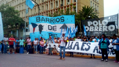 El centro de Resistencia otra vez jaqueado por las manifestaciones
