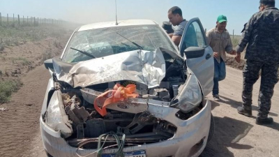 Madre e hija con heridas graves en un siniestro vial en Tres Estacas