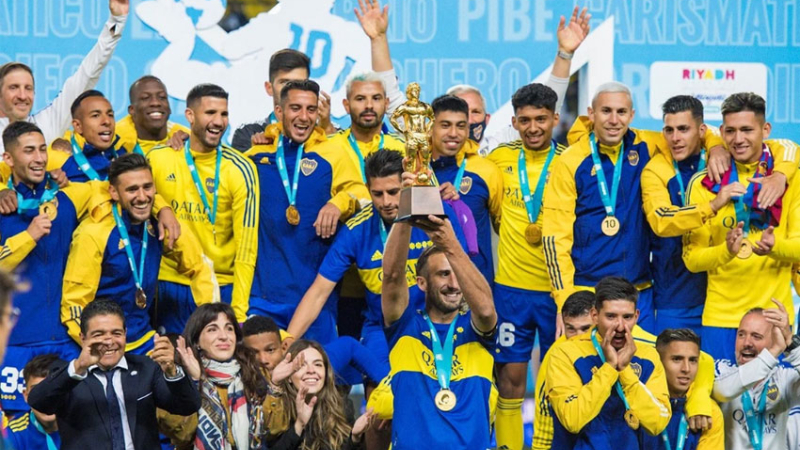 Boca se dio el gusto de vencer al Barcelona en la Maradona Cup