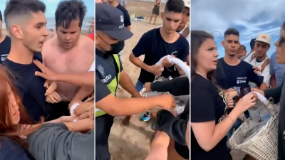 Pinamar: turistas impidieron que incautaran los churros de un vendedor en la playa