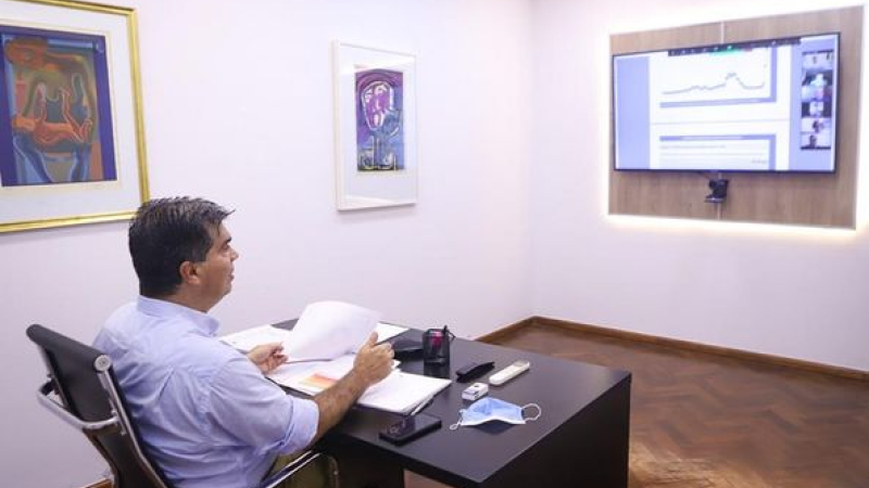 Capitanich destacó el "descenso en la multiplicación" de contagios de Covid-19
