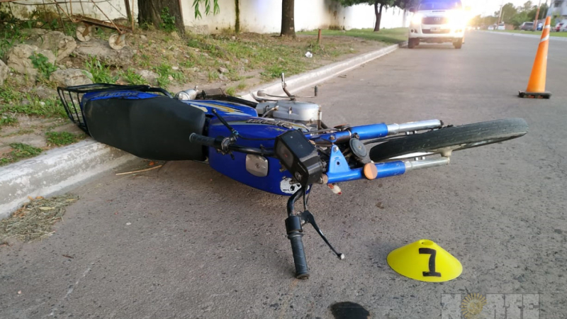 Siniestro fatal entre dos motos en Resistencia