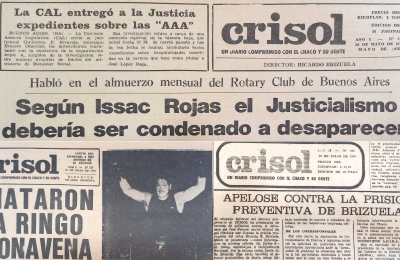 Diario Crisol: desaparecido durante la dictadura, como algunos de sus periodistas