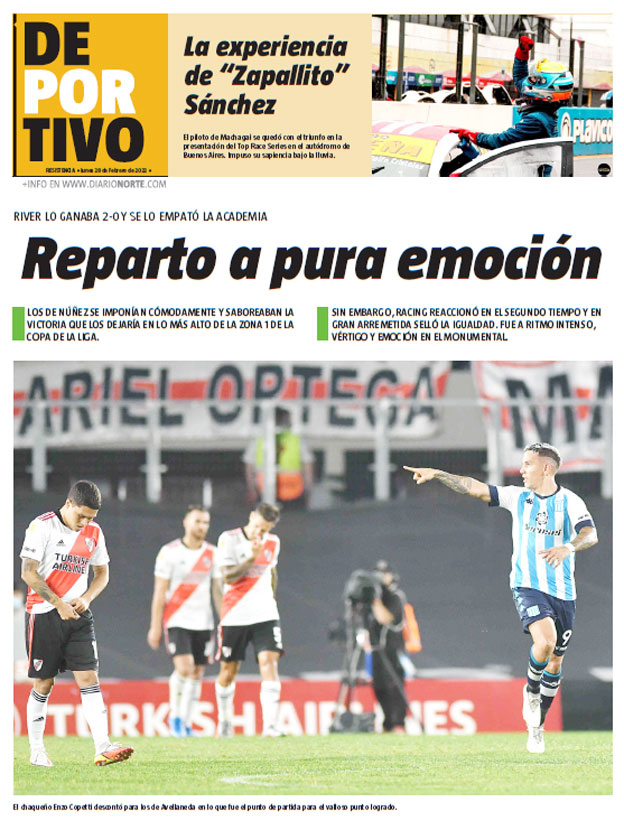 Reparto a pura emoción