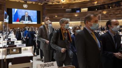 Boicot en la ONU a Rusia: se fueron todos cuando hablaba su canciller