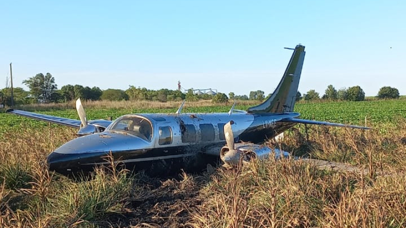 Una aeronave que participó en Malvinas tuvo un aterrizaje forzado en Santa Fe