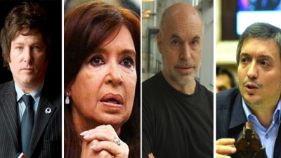 Encuesta nacional: quiénes son los cinco políticos argentinos con peor imagen